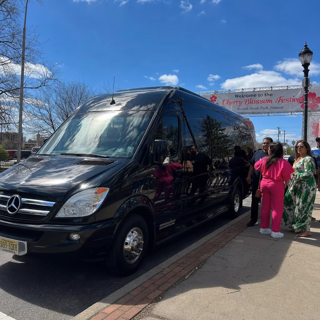 Party Bus to Branch Brook Park Cherry Blossom Festival