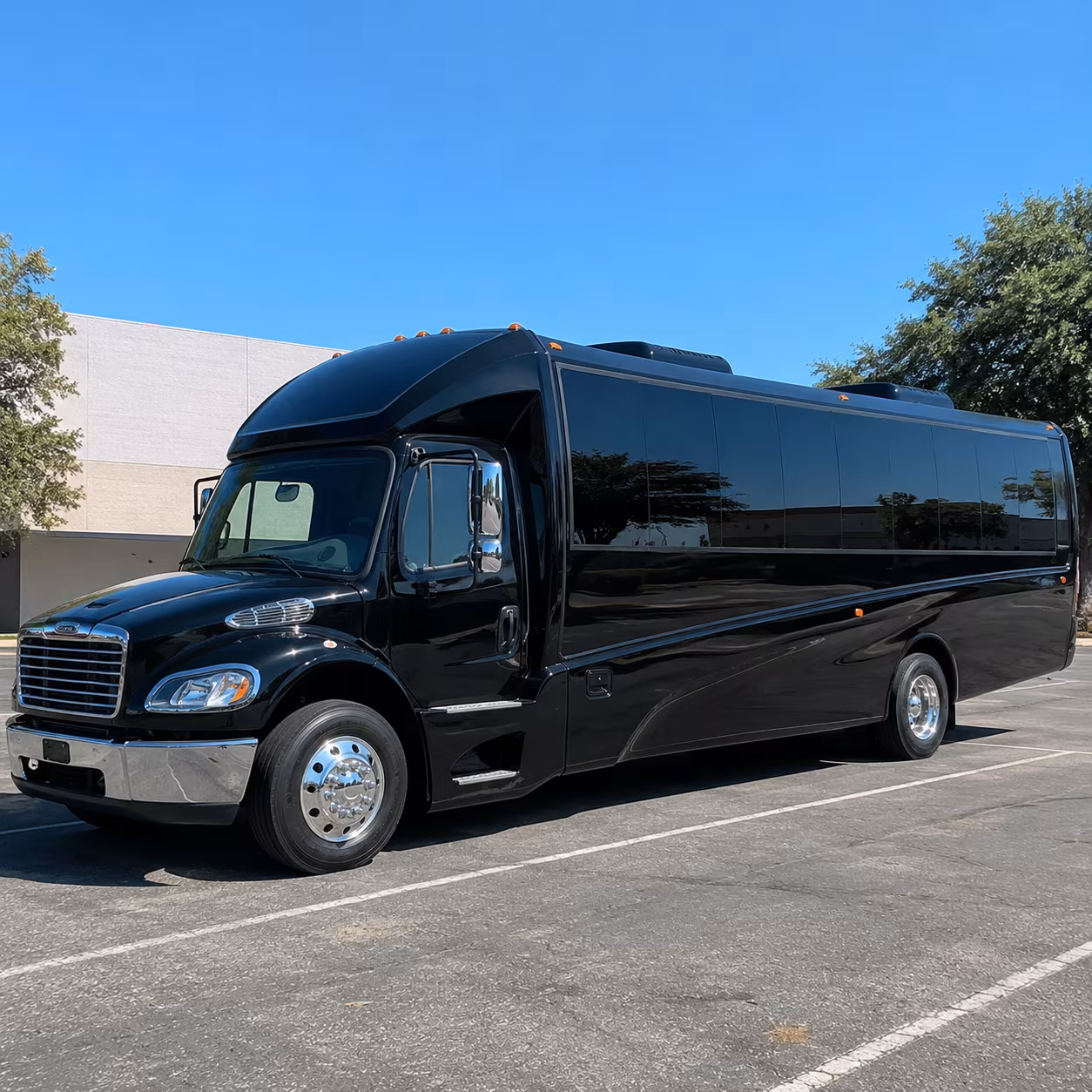 Newark Airport Shuttle & Transportation party bus exterior