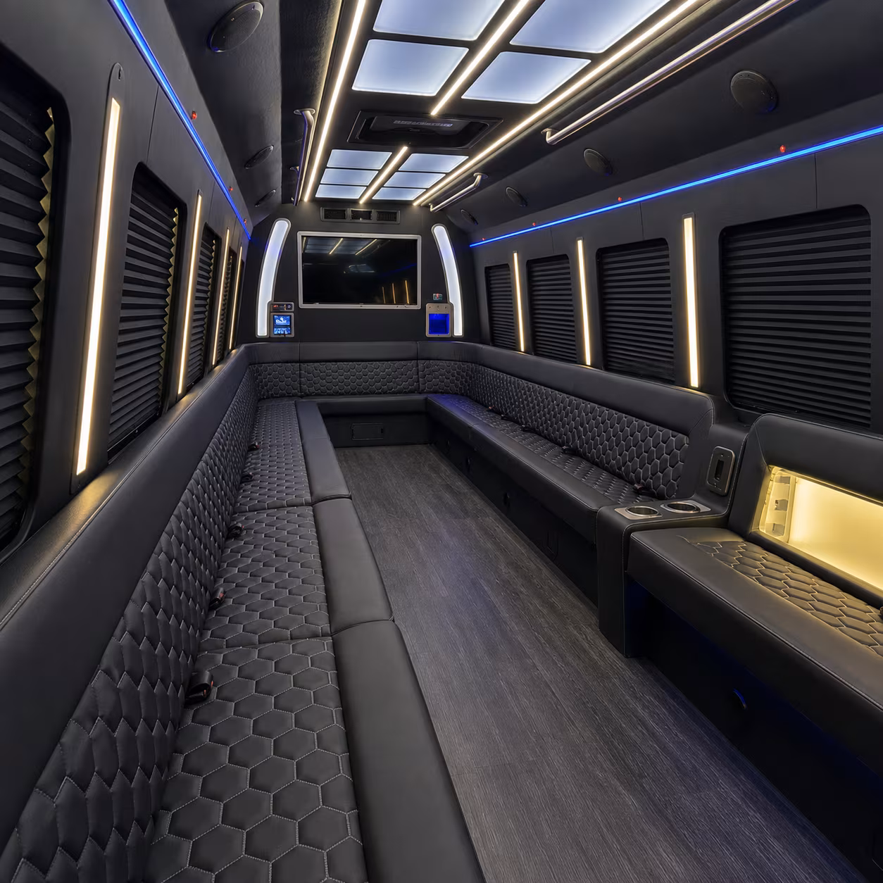 Newark Bachelor & Bachelorette Transportation party bus exterior