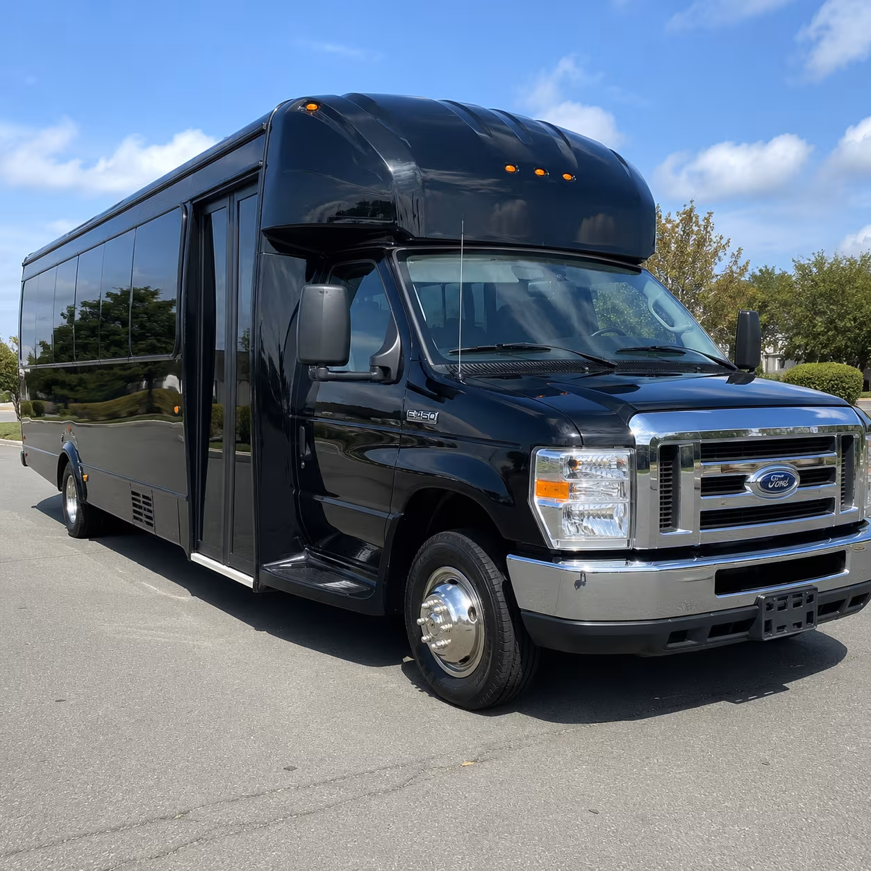 Newark Concert & Music Festival Transportation party bus exterior