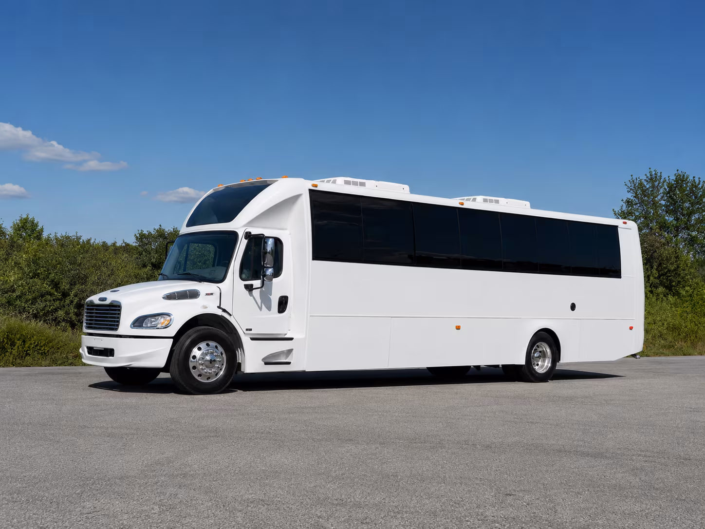 Newark Concert & Music Festival Transportation party bus exterior
