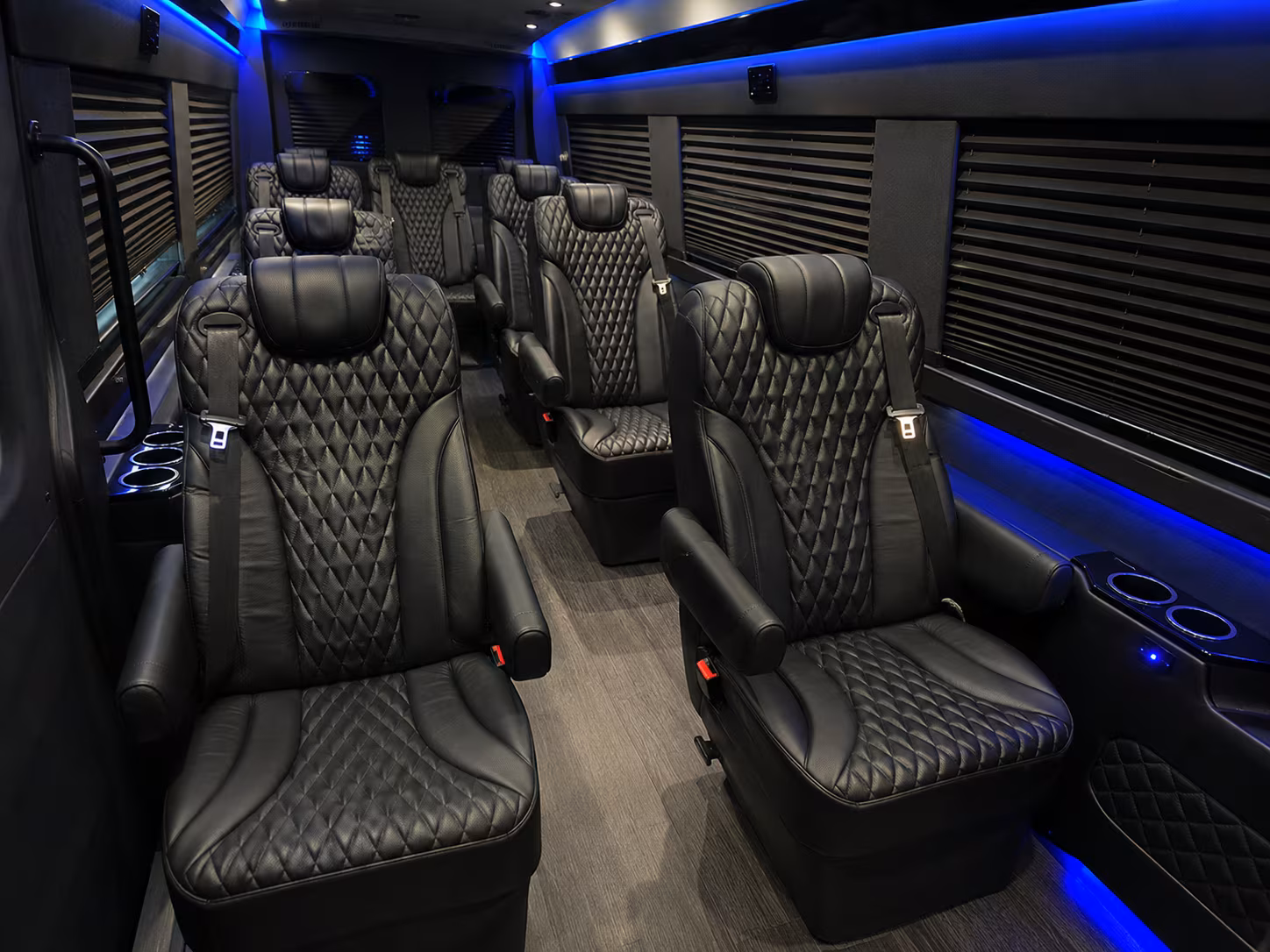 Newark Corporate Transportation party bus exterior