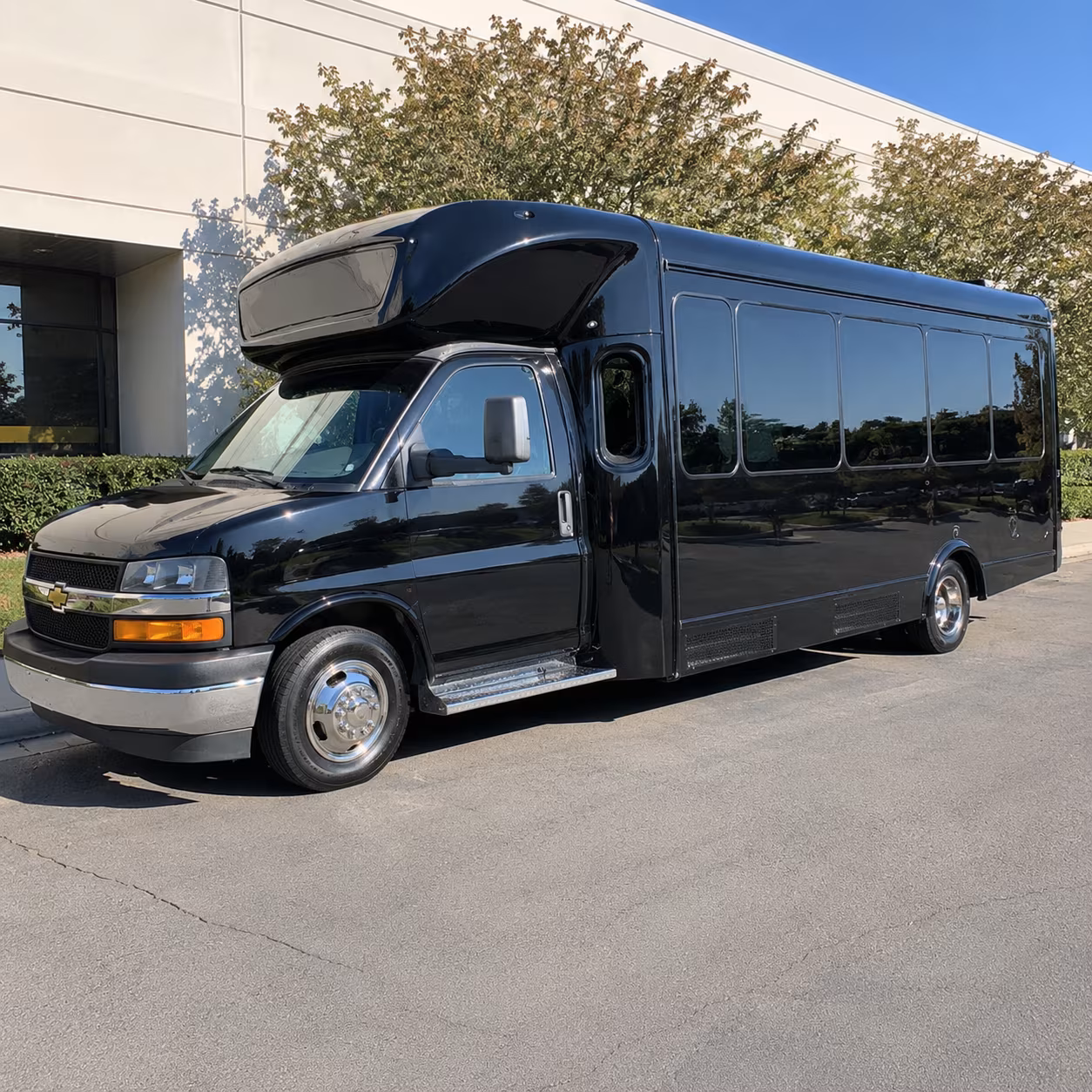 Newark Private Event Transportation party bus exterior
