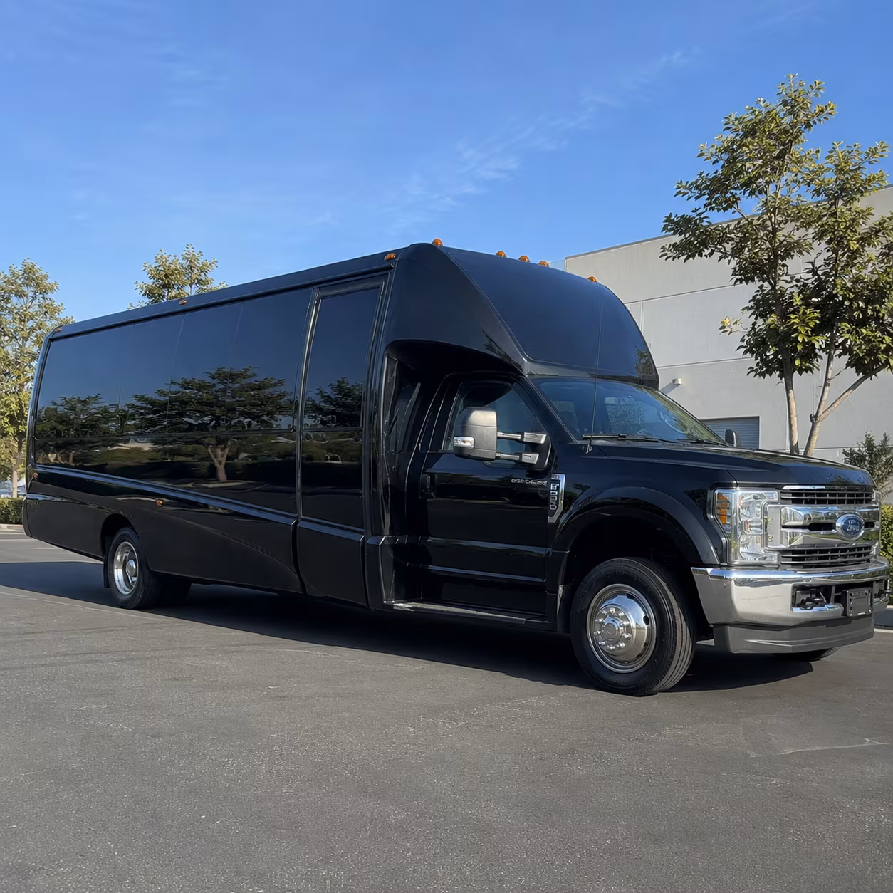 Newark Private Event Transportation party bus exterior