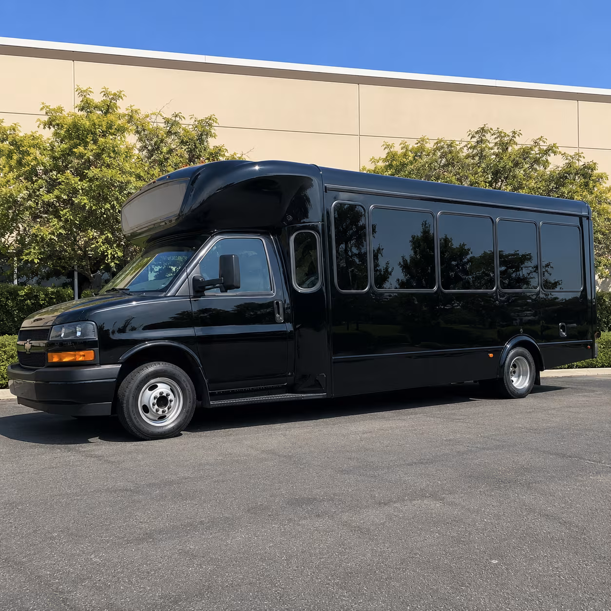 Newark Prom & Homecoming Transportation party bus exterior