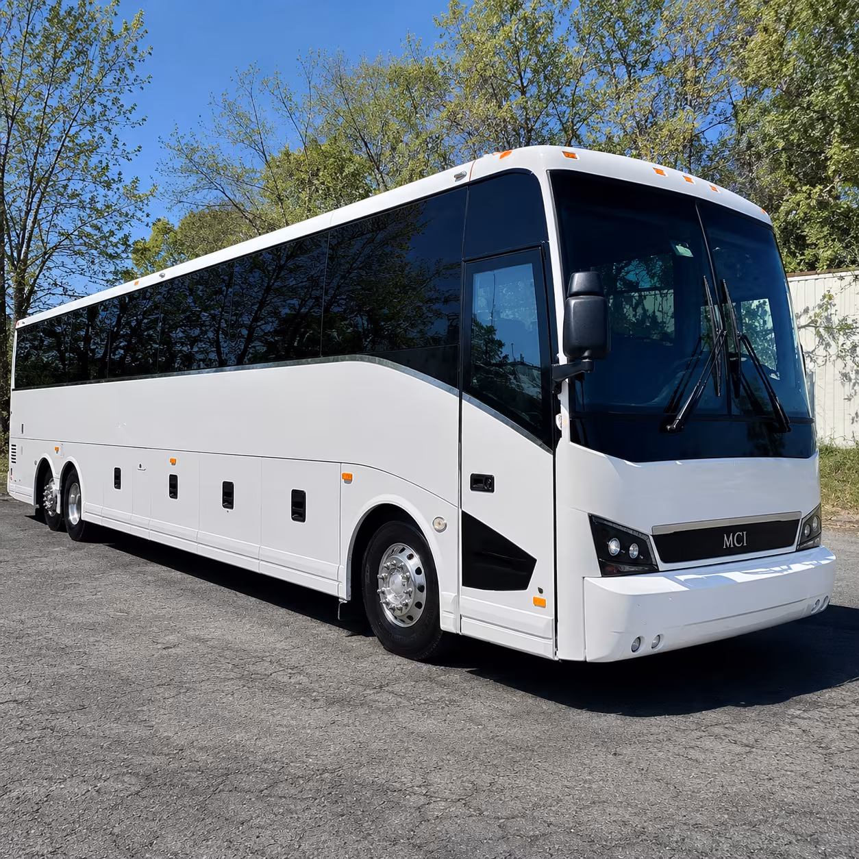 Newark School Event Transportation party bus exterior
