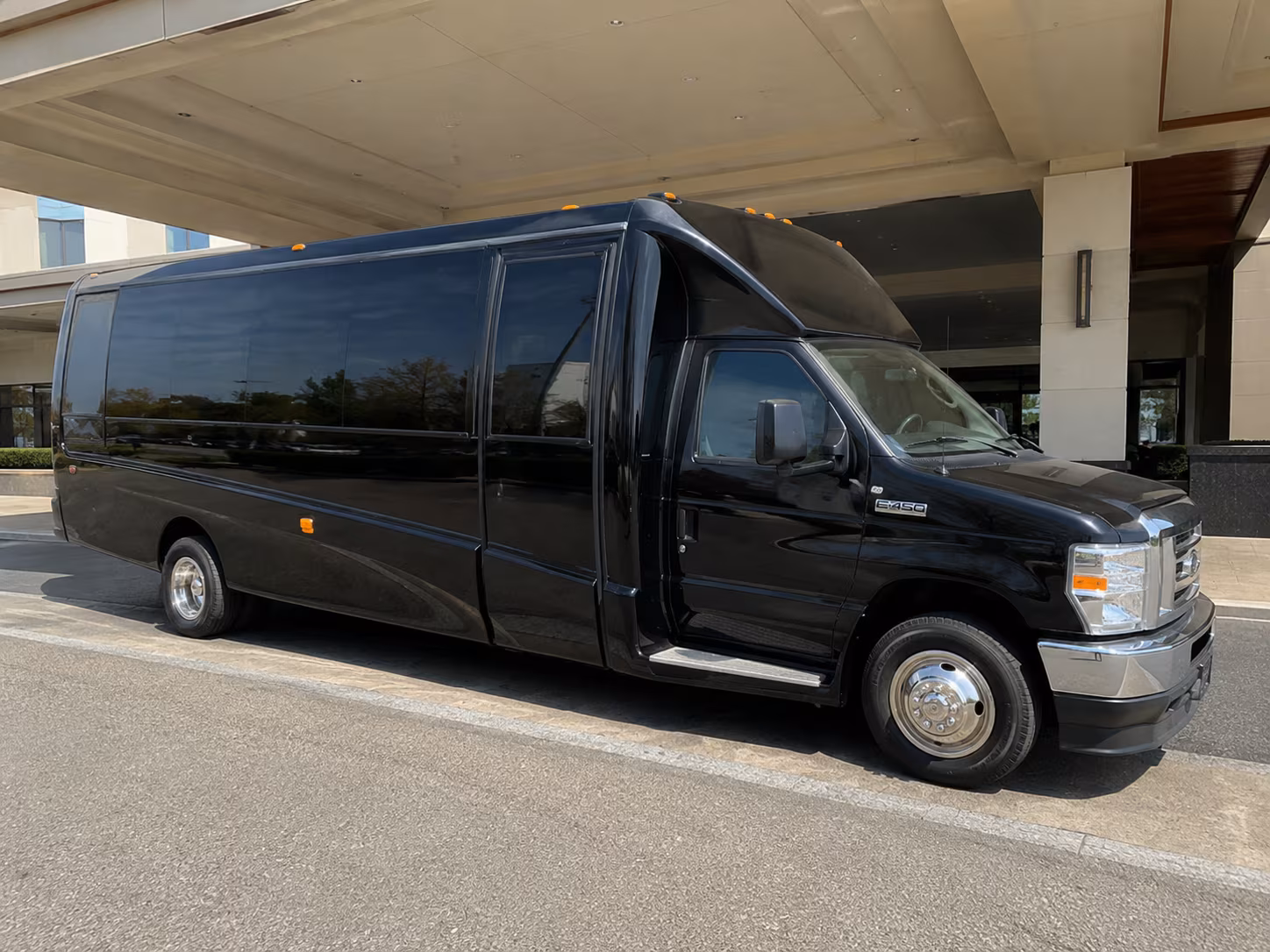 Newark Sporting Event Transportation party bus exterior