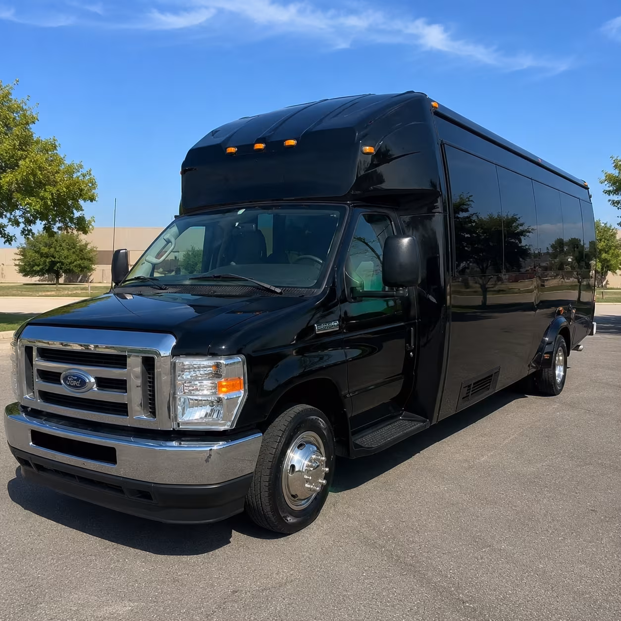 Newark Wedding Transportation party bus exterior