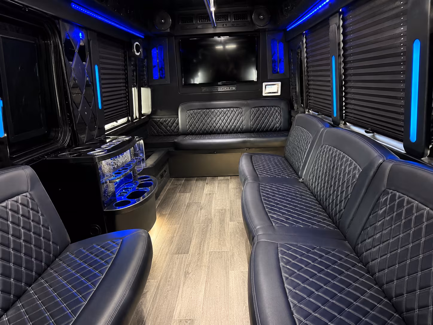 Newark Wedding Transportation onboard seating