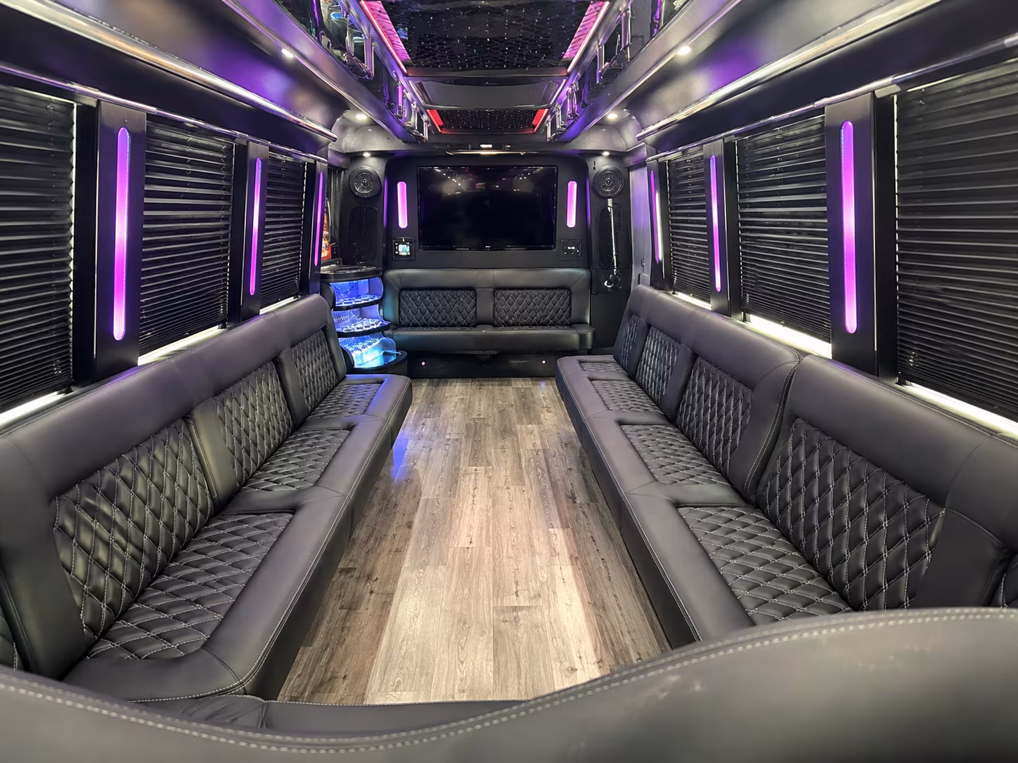 Newark Winery Tour & Pub Crawl Transportation onboard seating