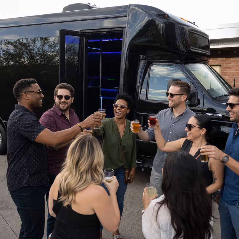 Newark Winery & Brewery Tour Transportation fleet vehicle