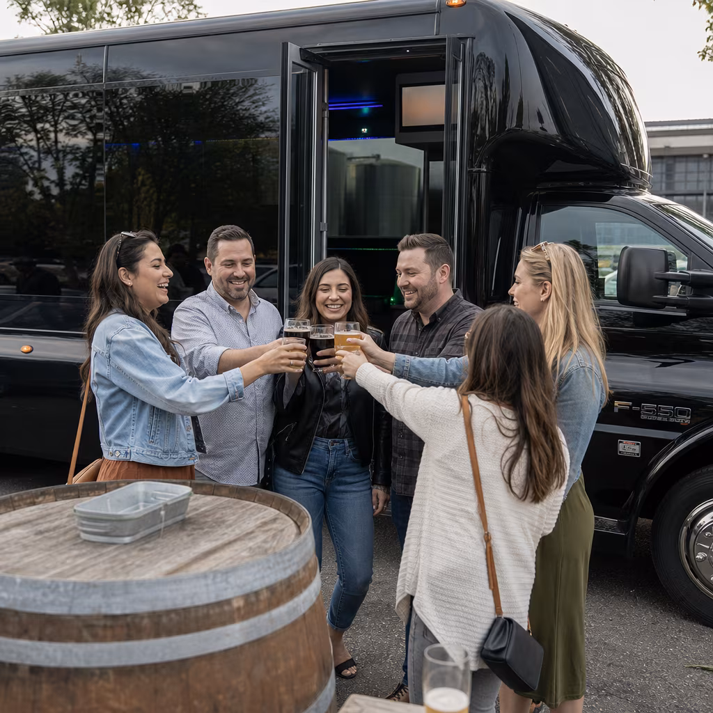 Newark Winery Tour & Pub Crawl Transportation
